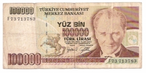 100000Lir Banknote