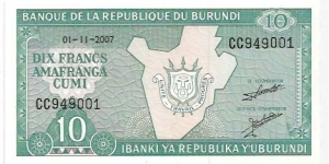 10 Francs Banknote