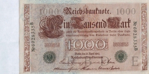  1000 Marks Banknote