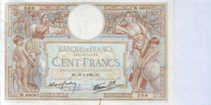 100 Francs Banknote