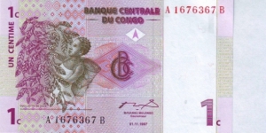  1 Centime Banknote