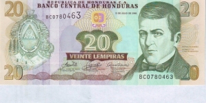  20 Lempiras Banknote