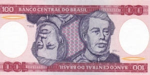 Brazil P198b (100 cruzeiros ND 1981-84) Banknote