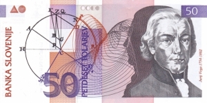 Slovenia P13a (50 tolarjev 15/1-1992) Banknote