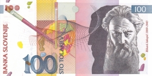 Slovenia P31a (100 tolarjev 15/1-2003) Banknote