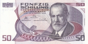 Austria P149 (50 schilling 2/1-1986) Banknote