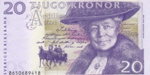Sweden P63c (20 kronor 2006) Banknote