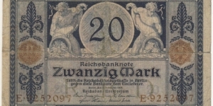 20 Mark(German Empire 1915) Banknote