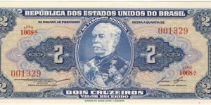 2 Cruzeiros Banknote