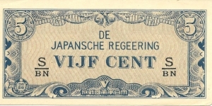 VIJF Cent #S-BN Banknote