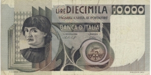 10.000 Lire Banknote