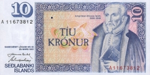 10 Kronur Banknote