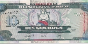 10 GOURDES Banknote