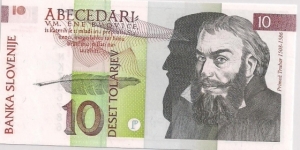 10 TOLARJEV Banknote