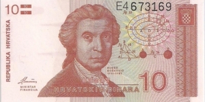 10 DINARA Banknote