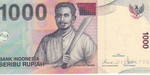 Indonesia 1000 Rupiah. Banknote for SWAP/SELL. SELL PRICE IS: $0.5 Banknote