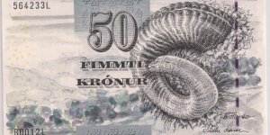 20 Kronur , Faeroe Islands Banknote