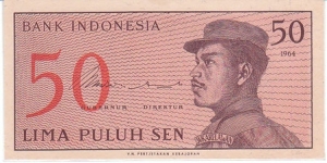 Indonesia 50 Sen. Banknote for SWAP/SELL. SELL PRICE IS: $1.0 Banknote