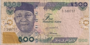 500 Naira Banknote