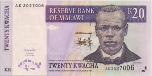 20 KWACHA Banknote