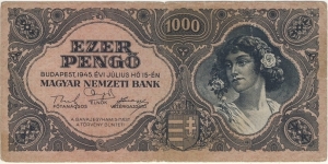 1000 Pengo(1945) Banknote