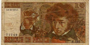 10 Francs__pk# 150 b__02.10.1975 Banknote