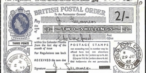 B.F.P.O. 717 1962 2 Shillings postal order.

Extremely rare unknown British Field Post Office issue. Banknote