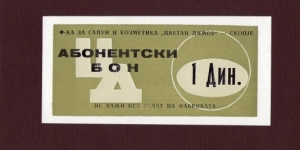 ABBONENT BOND Banknote