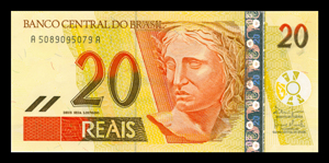 Brazil, 20 Reais, ND(2003), P250b Banknote