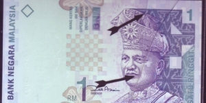 MALAYSIA : FOLDS ERROR Banknote