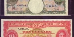 5 & 10 DOLLAR Banknote