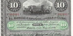10 Pesos(1896) Banknote