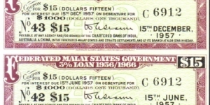 WAR LOAN 1956-66
$15.00 Banknote