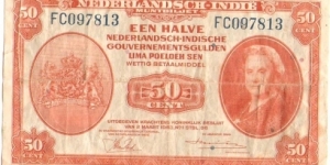 dutch east indies american bank note company print Banknote