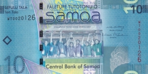 Samoa P39 (10 tala ND 2008) Banknote