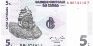 5 Centimes Banknote