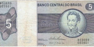 5 Cruzeiros(1970) Banknote