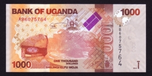 Uganda 2010 P-NEW 1000 Shillings Banknote