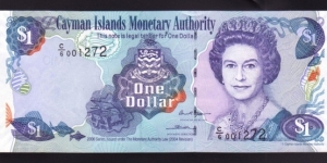 Cayman Islands 2006 P-33c 1 Dollar Banknote
