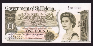 Saint Helena 1981 P-9a 1 Pound Banknote