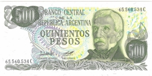 500 Pesos(1976) Banknote