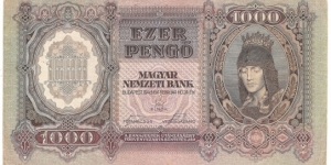 1000 Pengo(1943) Banknote
