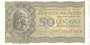 50 Centavos(1951) Banknote