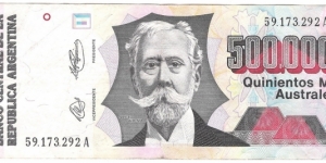 500.000 Australes(1989) Banknote