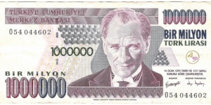 1.000.000 Lira Banknote