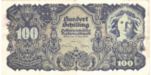 100 Schilling(1945) Banknote