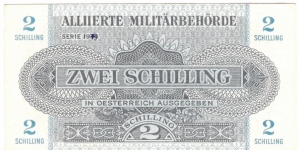 2 Schilling(Alliierte Militärbehörde 1944)  Banknote