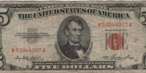 $5 1953 Banknote