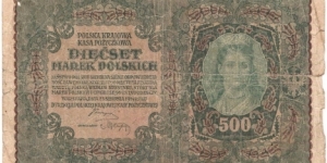 500 Marek(1919) Banknote