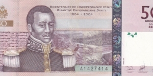 Haiti P274a (50 gourdes 2004) Banknote